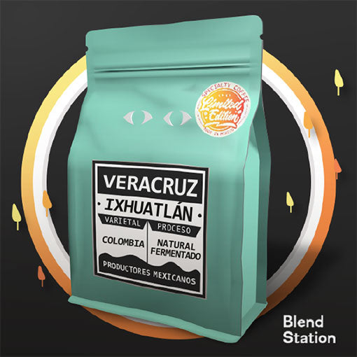 Café Veracruz Ixhuatlán / Colombia Natural Fermentado PREMIUM COLORS · Blend Station ZD179