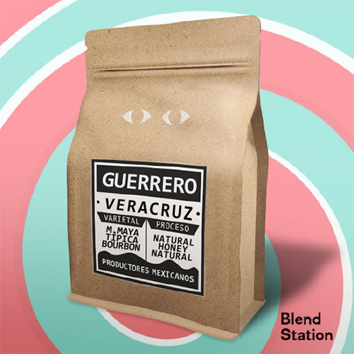 Café MegaBlend Veracruz Guerrero / Mundo Maya Honey -Típica Honey - Bourbon Natural SPECIAL KRAFT · Blend Station ZD200