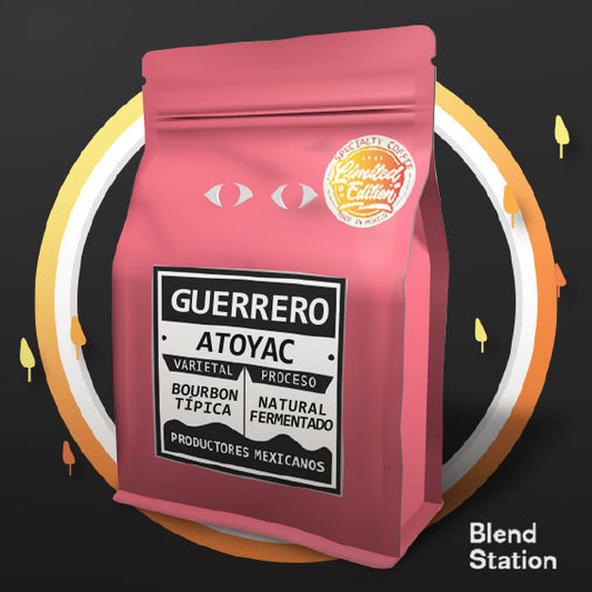 Café Guerrero Atoyac / Bourbon Típica Natural Fermentado · Blend Station ZD242