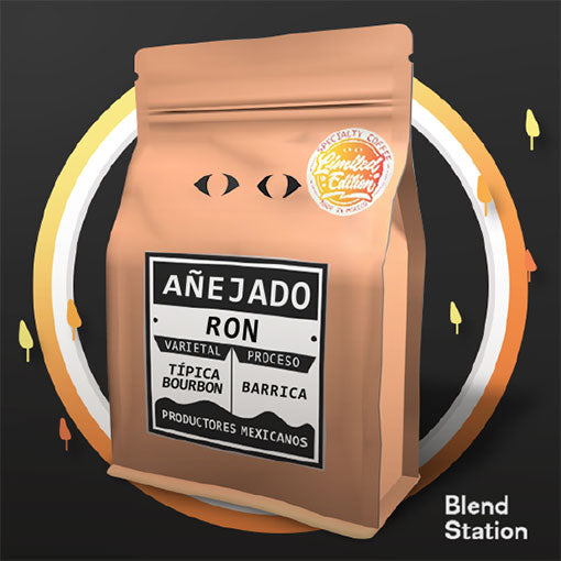 Café añejado en Ron / Típica Bourbon · Blend Station ZD42