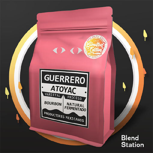 Café Guerrero Atoyac / Bourbon Natural Fermentado PREMIUM COLORS · Blend Station ZD90