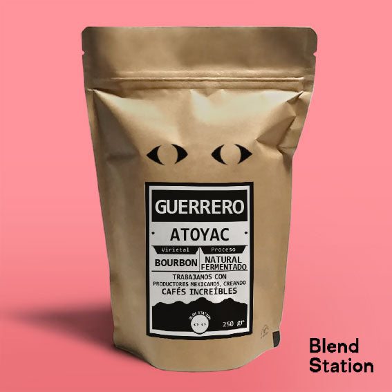 Café Guerrero Atoyac / Bourbon Natural Fermentado SPECIAL KRAFT · Blend Station ZD90