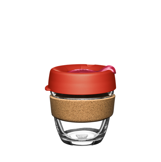 KeepCup Brew Cork | Taza Reutilizable De Vidrio - 8oz/227ml