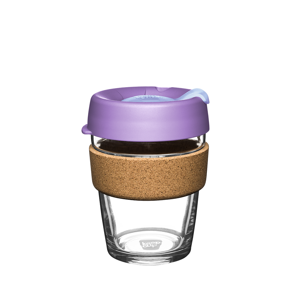 KeepCup Brew Cork | Taza Reutilizable De Vidrio - 12oz/340ml