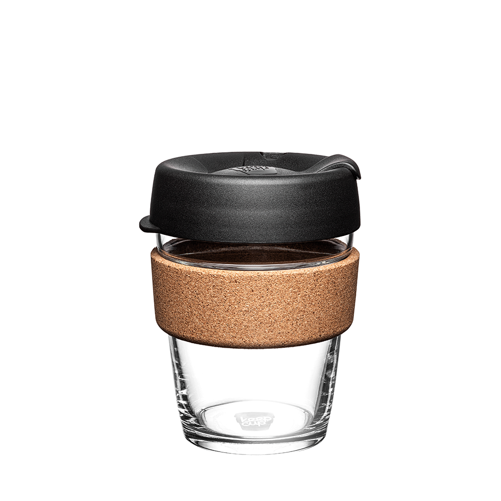 KeepCup Brew Cork | Taza Reutilizable De Vidrio - 12oz/340ml