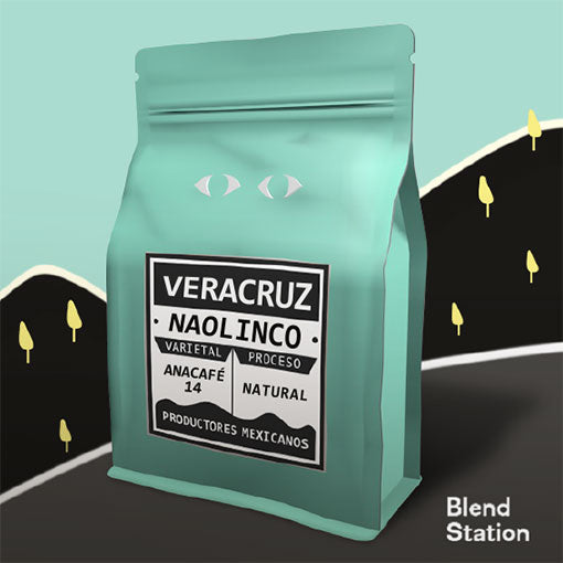 Café Veracruz Naolinco / Ana café 14 Doble Natural PREMIUM COLORS · Blend Station ZD201