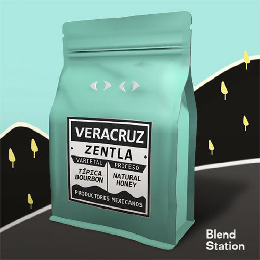Café Veracruz Zentla / Típica Bourbon Natural Honey PREMIUM COLORS · Blend Station ZD203