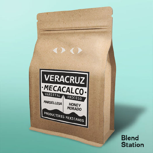 Café Veracruz Mecacalco /  Marsellesa Honey Morado · Blend Station ZD214