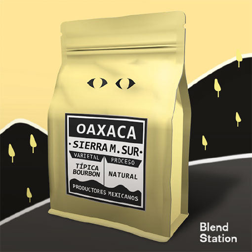 Café Oaxaca Sierra Mazateca Sur / Natural Típica & Bourbon PREMIUM COLORS · Blend Station ZD004