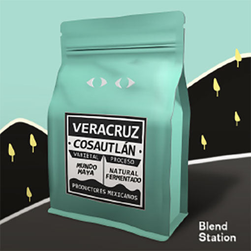 Café Veracruz Cosautlán / Mundo Maya Natural Fermentado PREMIUM COLORS · Blend Station ZD69