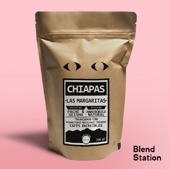 Café Chiapas Las Margaritas / Pache Geisha Anaeróbico Natural · Blend Station ZD185