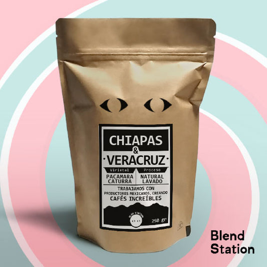 Café Chiapas Veracruz Best Blend / Pacamara Natural Caturra Natural · Blend Station ZD194