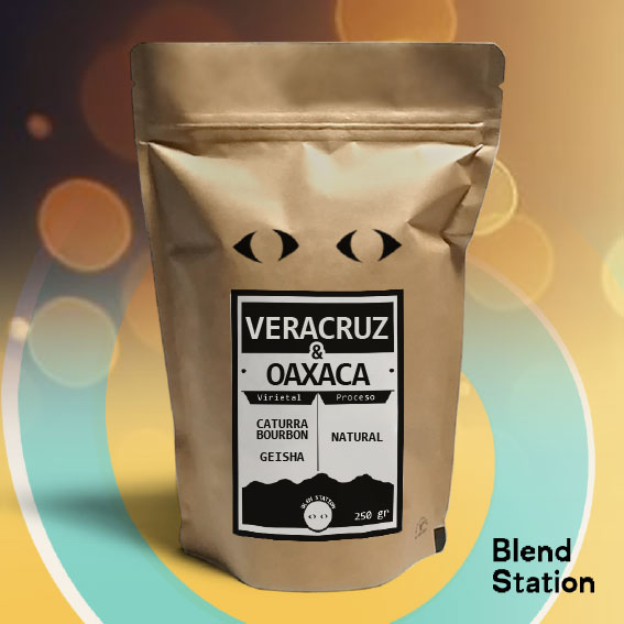 Café Veracruz Oaxaca Amazing Blend / Caturra - Bourbon Natural & Geisha Natural PREMIUM COLORS · Blend Station ZD197